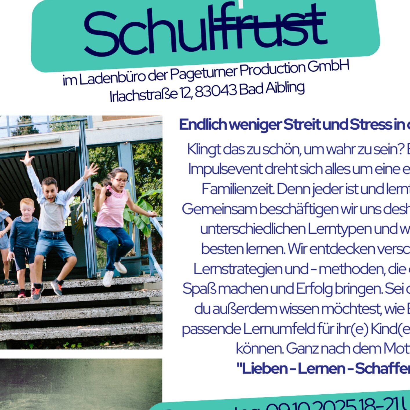 Vom Schulfrust zum Schulspaß