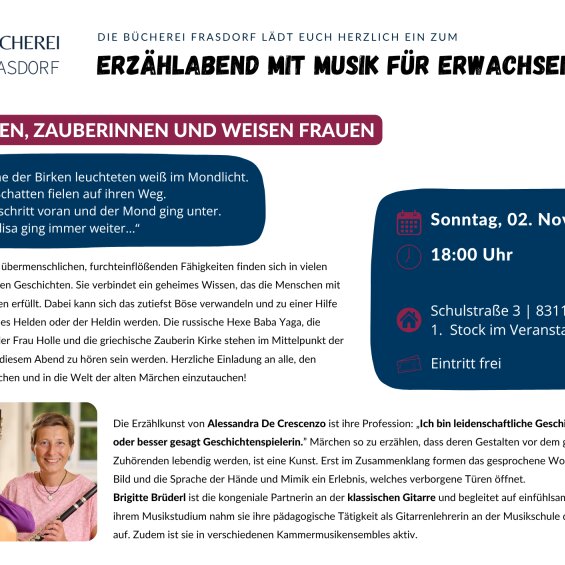 ERZÄHLABEND MIT MUSIK FÜR ERWACHSENE