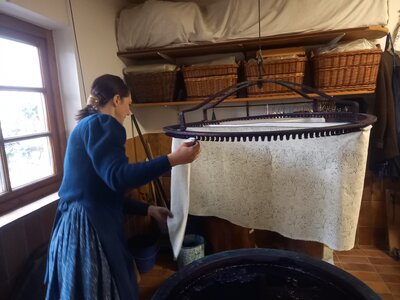 Führung in der Blaudruckerei - ein altes Handwerk in Bad Aibling Führung in der Blaudruckerei - ein altes Handwerk in Bad Aibling