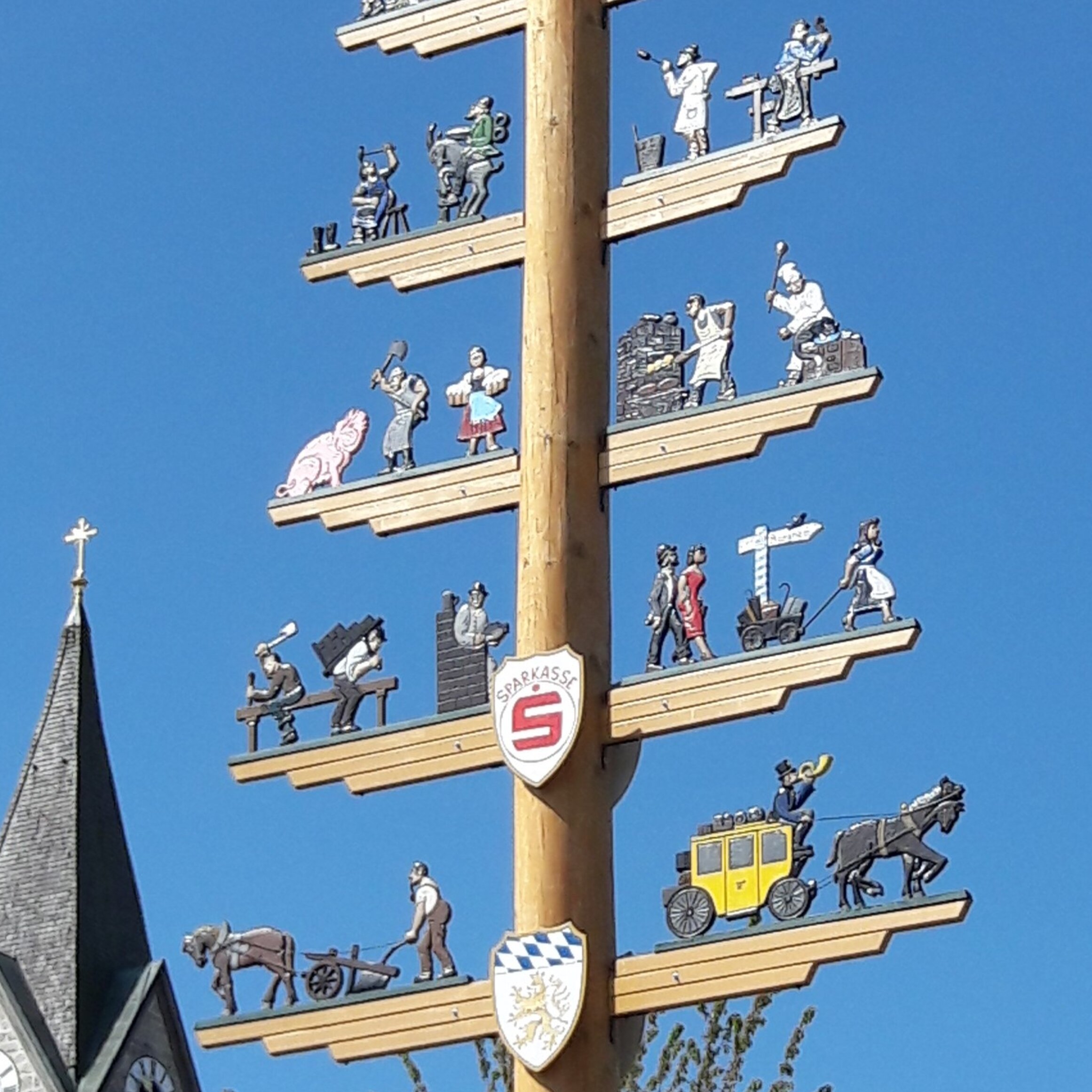 Maibaumfest in Seebruck