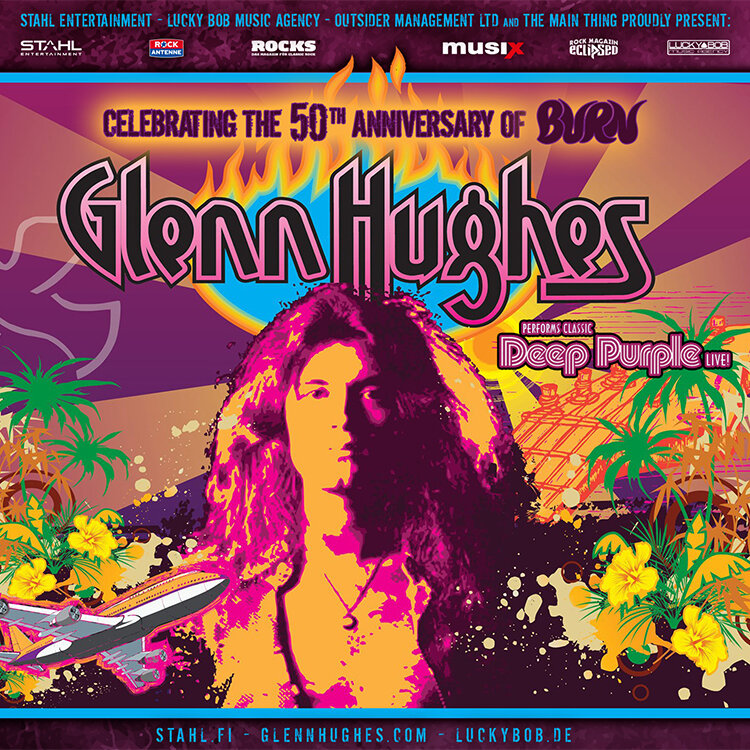 Glenn Hughes - 50 Years Burn Album Tour 2024