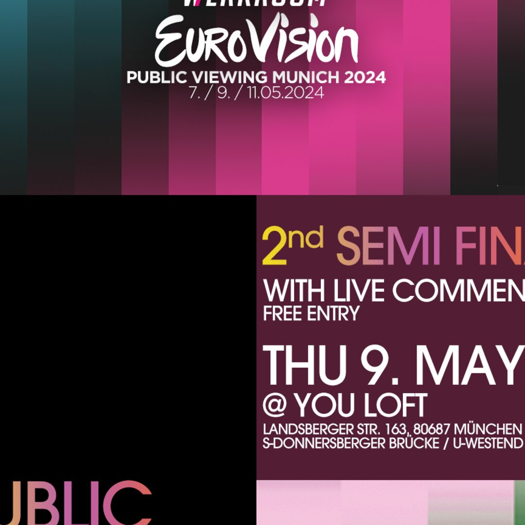 The Werkroom: Eurovision Public Viewing 1. / 2. Halbfinale