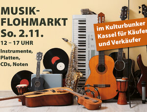 Musik-Flohmarkt im Kulturbunker Kassel
