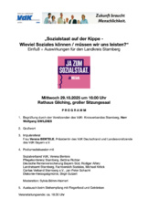 Veranstaltung mit Verena Bentele - Sozialstaat auf der Kippe  - JA zum Sozialstaat - Sozialverband VdK Kreisverband Starnberg