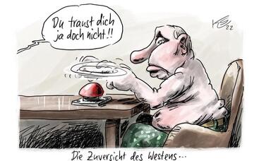 Begegnung mit dem Tagesspiegel-Karikaturisten Klaus Stuttmann 