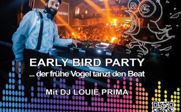 Die Early Bird Party: Der frühe Vogel tanzt den Beat
 