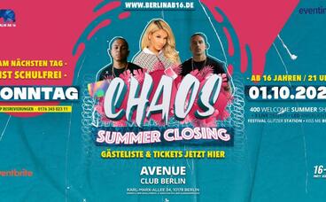 Chaos Party Summer Closing 