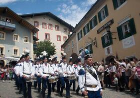 Traditionelles Pfingstfest der Berchtesgadener Bergknappen  