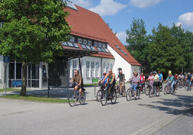 Öffentliche Stadtführung durch Waldkraiburg mit dem Fahrrad