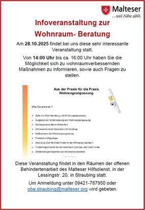Infoveranstaltung zur Wohnraum-Beratung