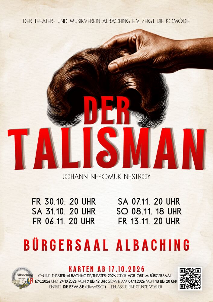 Theater-Komödie "Der Talisman" (Albachinger Theater 2026)