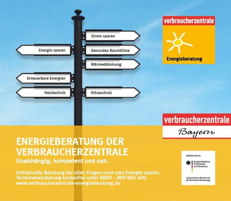 Energieberatung der Verbrauchenzentrale Bayern