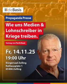 Leitmedien - Wie uns Medien und Lohnschreiber in Kriege treiben mit Patrik Baab