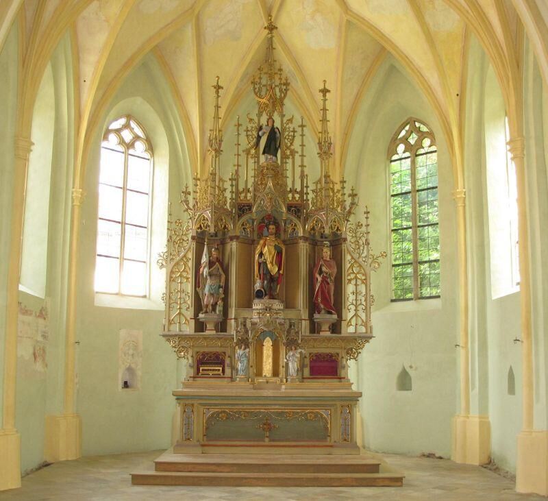 Leprosenhauskirche St. Achatz, Geschichte und Instandsetzung
