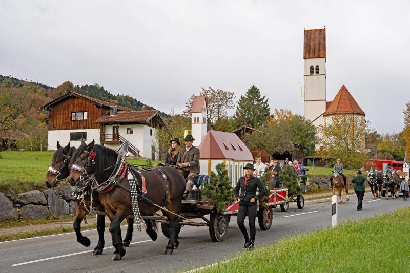 Leonhardifahrt in Lippertskirchen