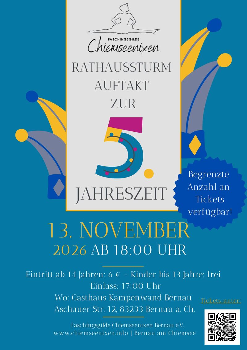 Rathaussturm Auftakt der 5. Jahreszeit