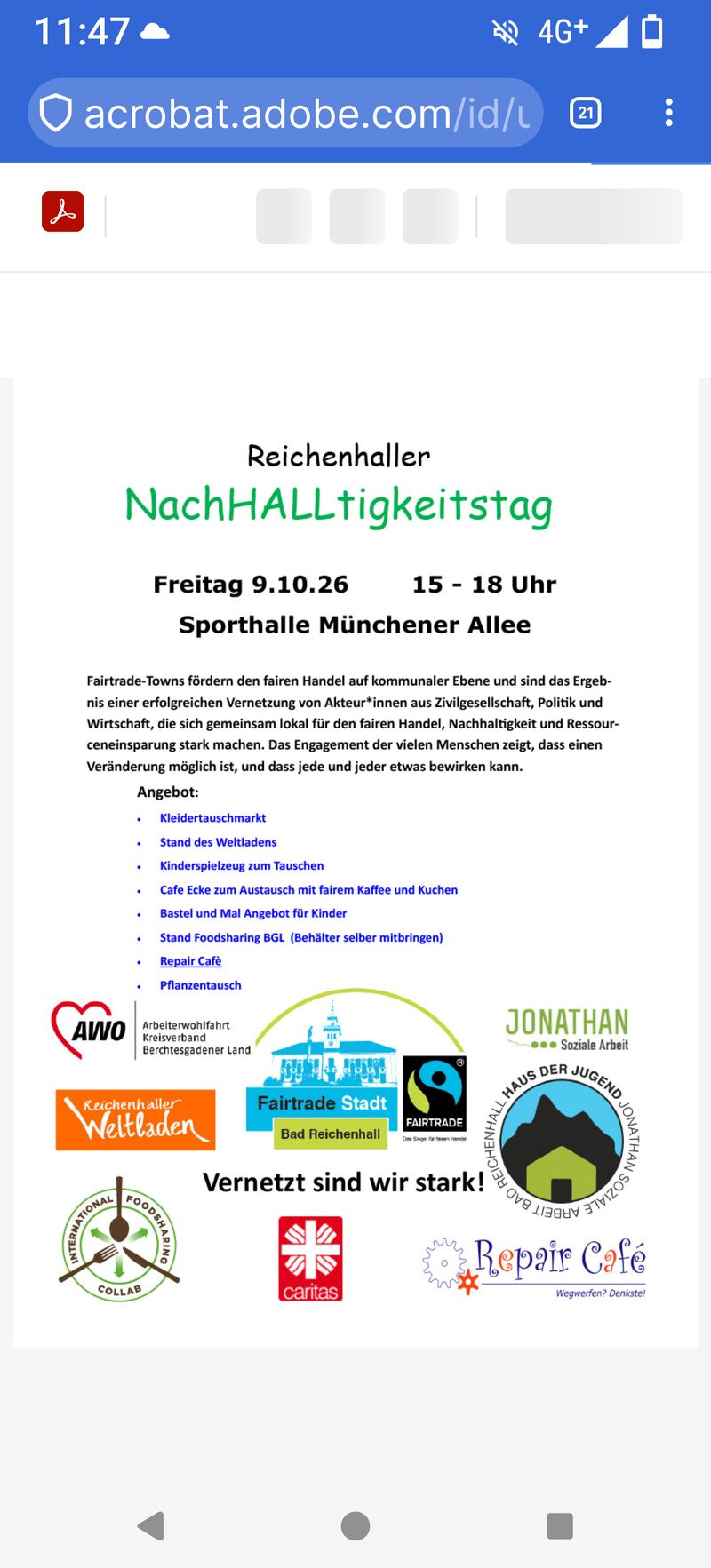 Reichenhaller NachHALLtigkeitstag