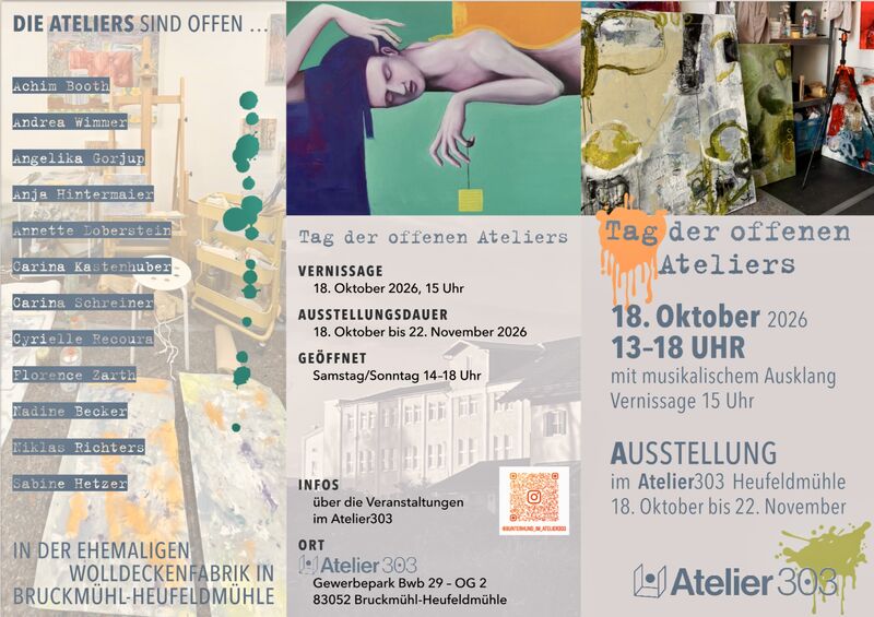 Tag der offenen Ateliers und Ausstellung im KUKIA im Atelier 303