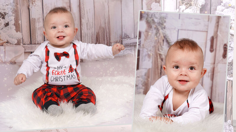 Weihnachts-Fotoshooting