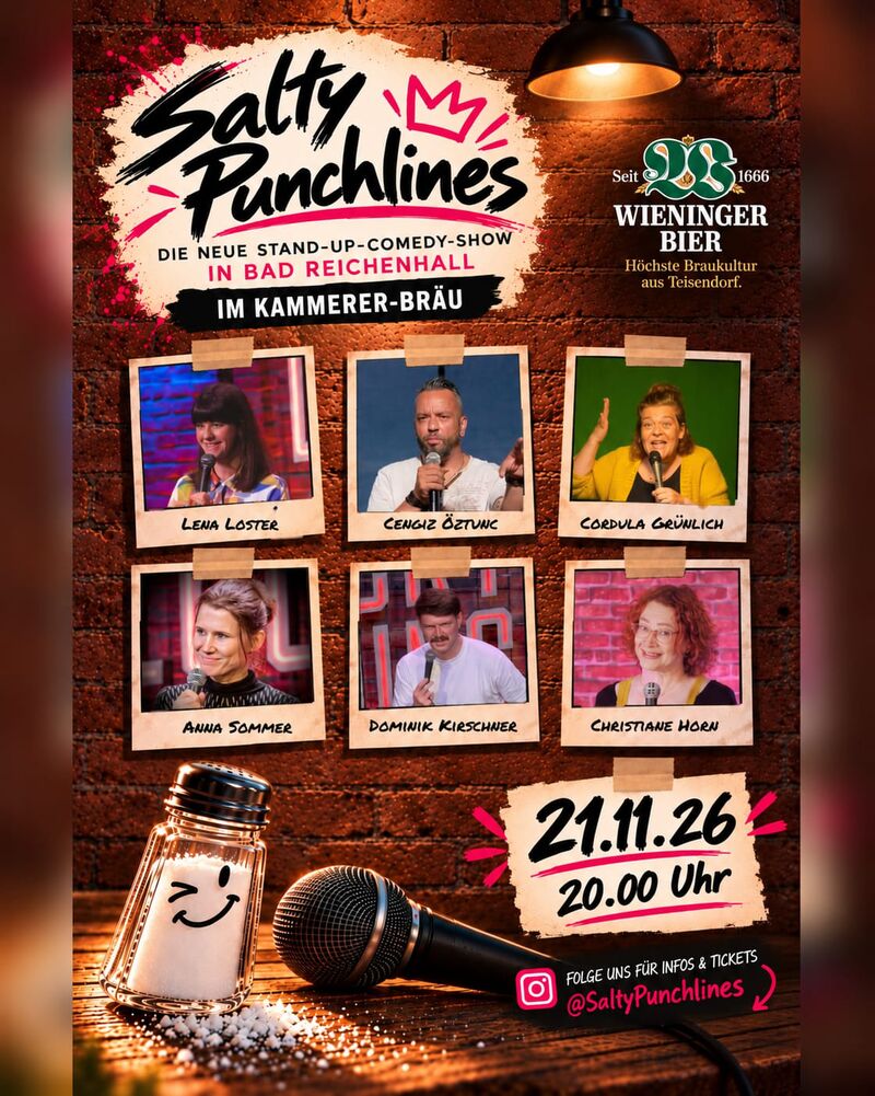 Salty Punchline – die neue Stand-Up-Comedy-Show