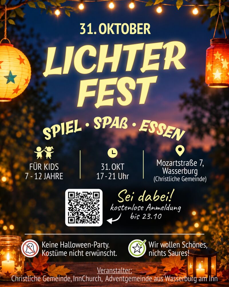 Ungruseliges Lichterfest an Halloween