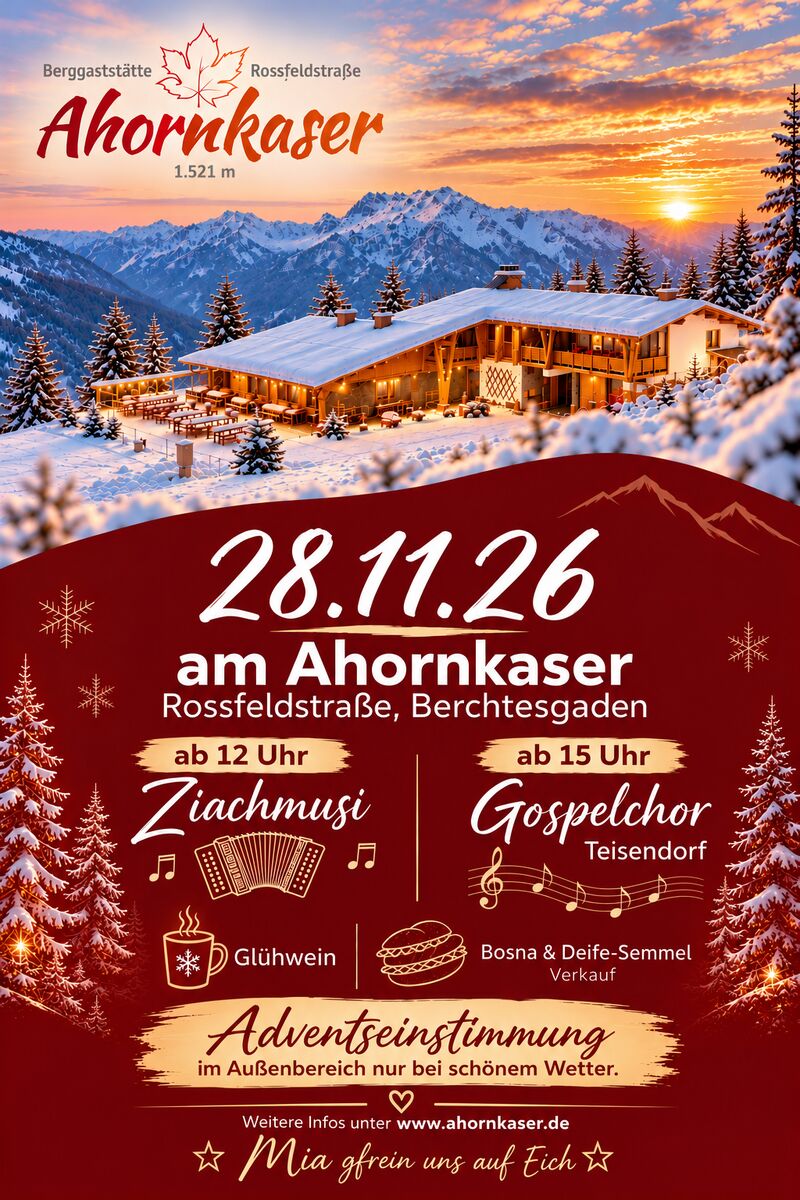 Adventseinstimmung am Ahornkaser