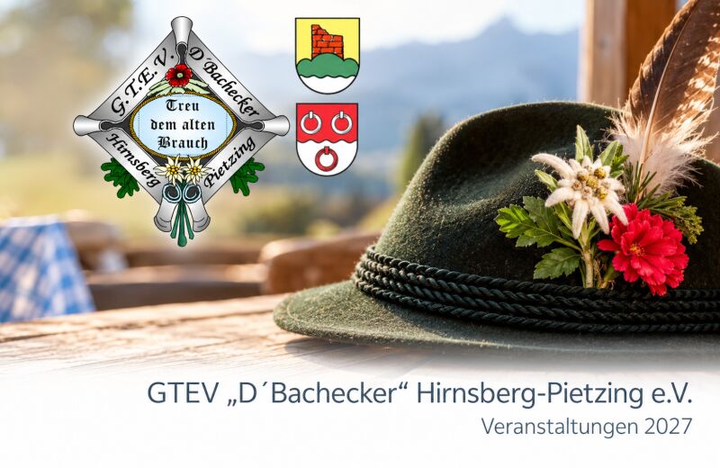 Christbaumversteigerung des GTEV D´Bachecker Hirnsberg - Pietzing e.V.
