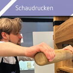 Schaudrucken in der Erlebnisdruckerei