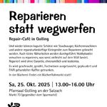 Reparieren statt wegwerfen!