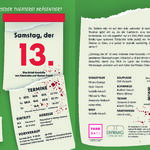Samstag, der 13.