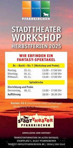 StadtTheater-Workshop in den Herbstferien 2025