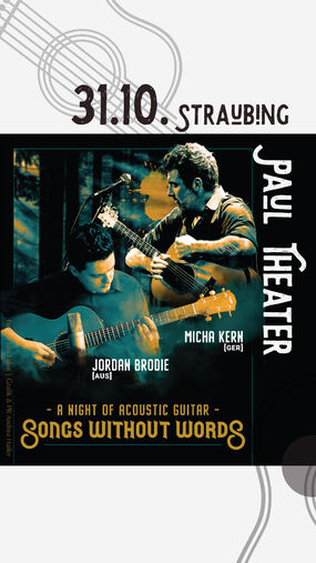 Micha Kern & Jordan Brodie: A Night of Acoustic Guitar – Songs without Words