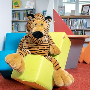 Bibliothek: MAXI-Leseclub mit Tiger für 4-7 Jährige