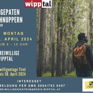 "Wegepaten Schnuppern", Freiwilligentage Tirol