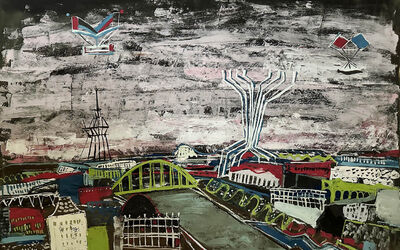 Durch die Nacht, Arnold Fiedler, Ausstellung