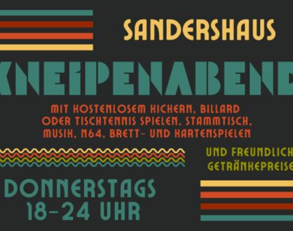 Kneipenabend im Sandershaus
