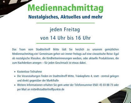 Mediennachmittag – Nostalgisches, Aktuelles und mehr