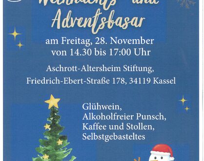 Weihnachts- und Adventsbasar im Aschrott Altersheim