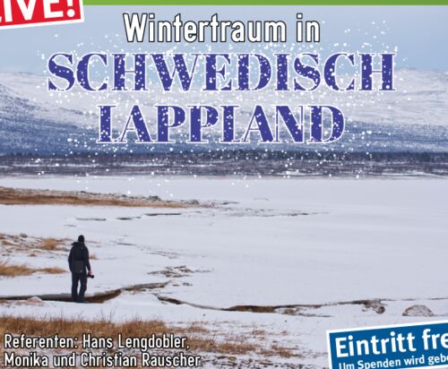 Multivisionsshow Wintertraum in Schwedisch Lappland