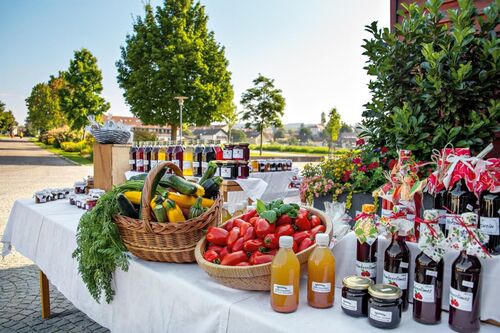 Obst- und Gemüsestandl