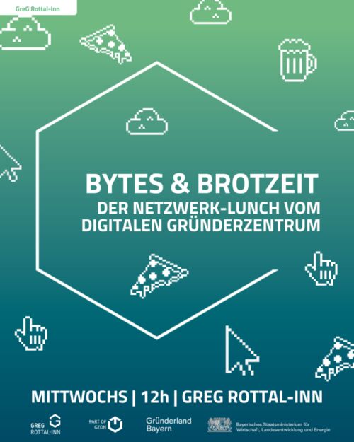 Bytes & Brotzeit - Der Netzwerk-Lunch vom Digitalen Gründerzentrum