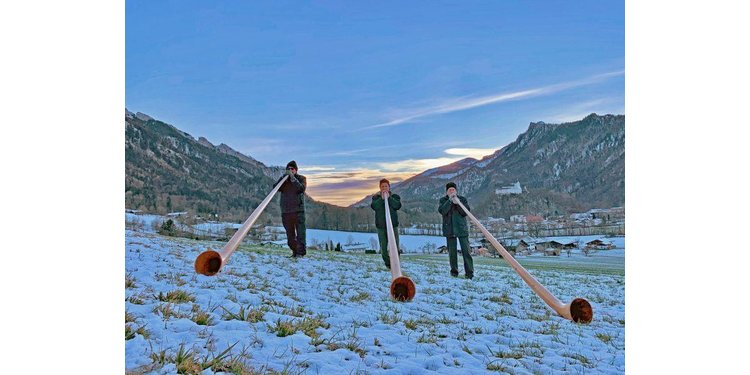 Jahresausklang mit Aschauer Alphörnern