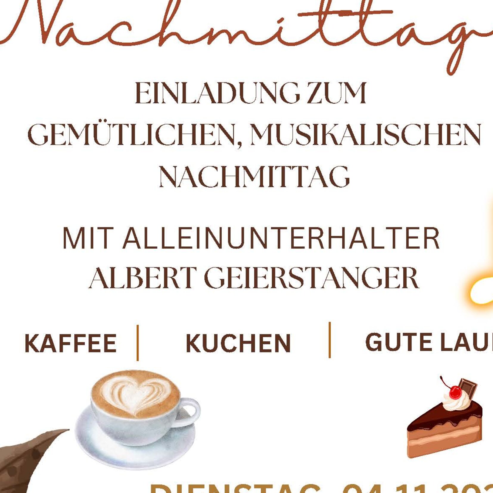 Pfarrei Grabenstätt: Seniorennachmittag