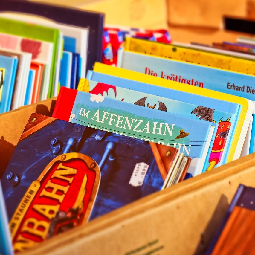 Vorlesestunde in der Siegsdorfer Bücherei