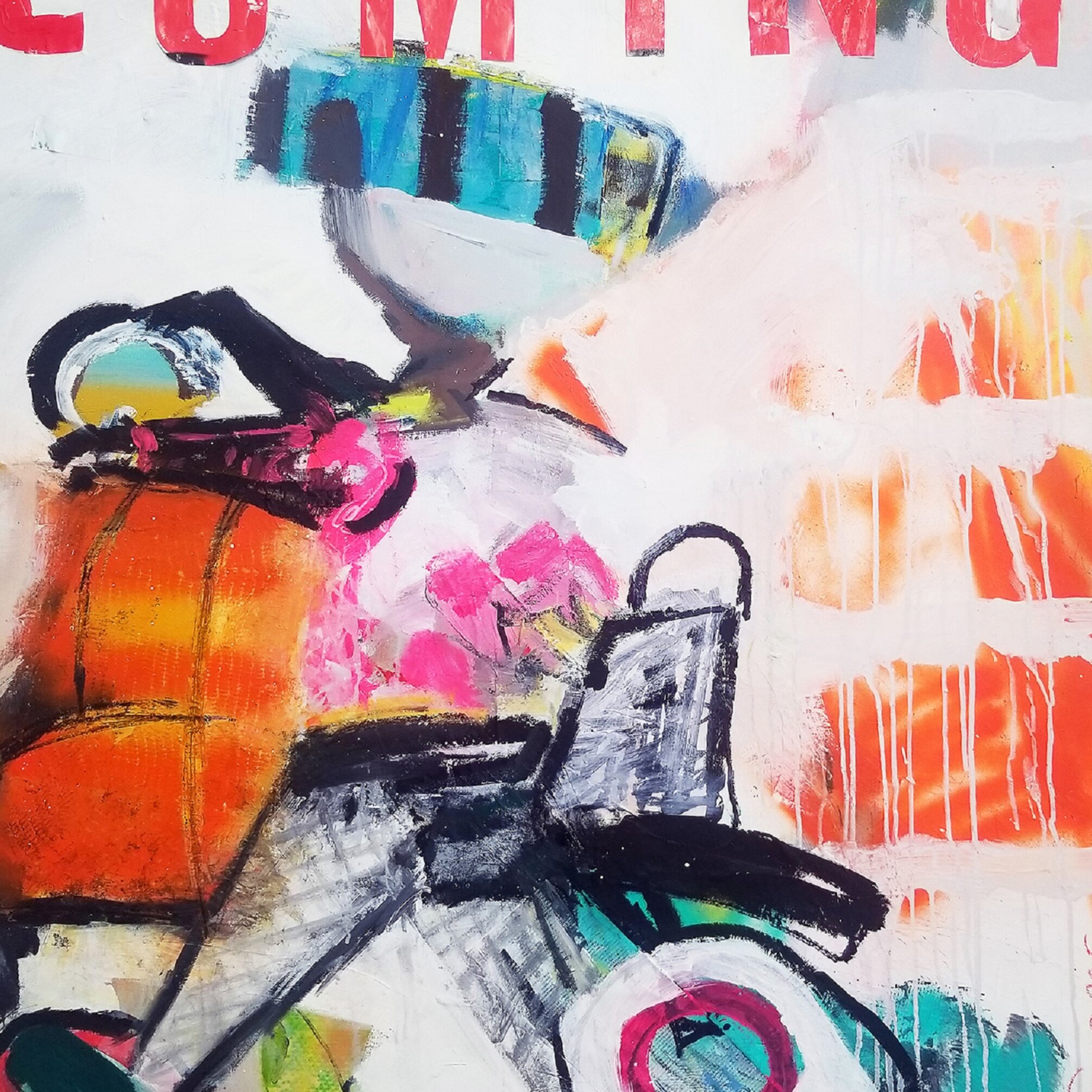 Charity-Ausstellung Angela Sans "COMING"