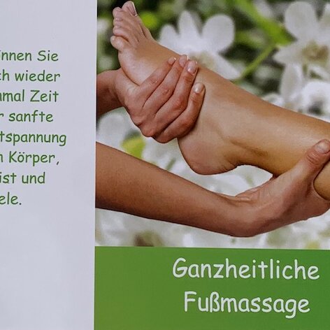 Ganzheitliche Fußmassage