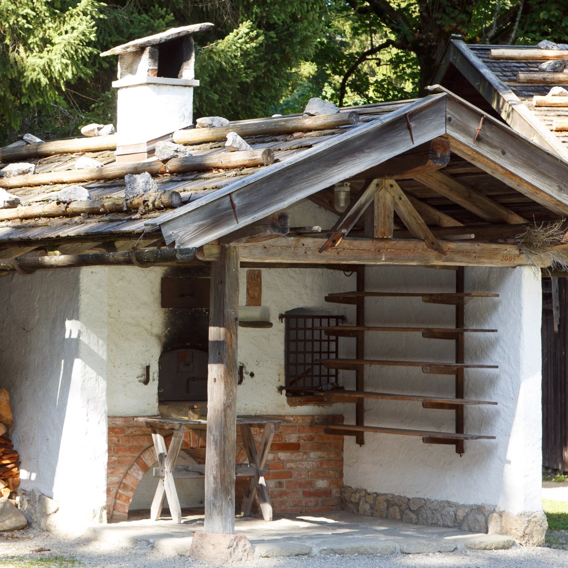Brot backen im Holzbackofen