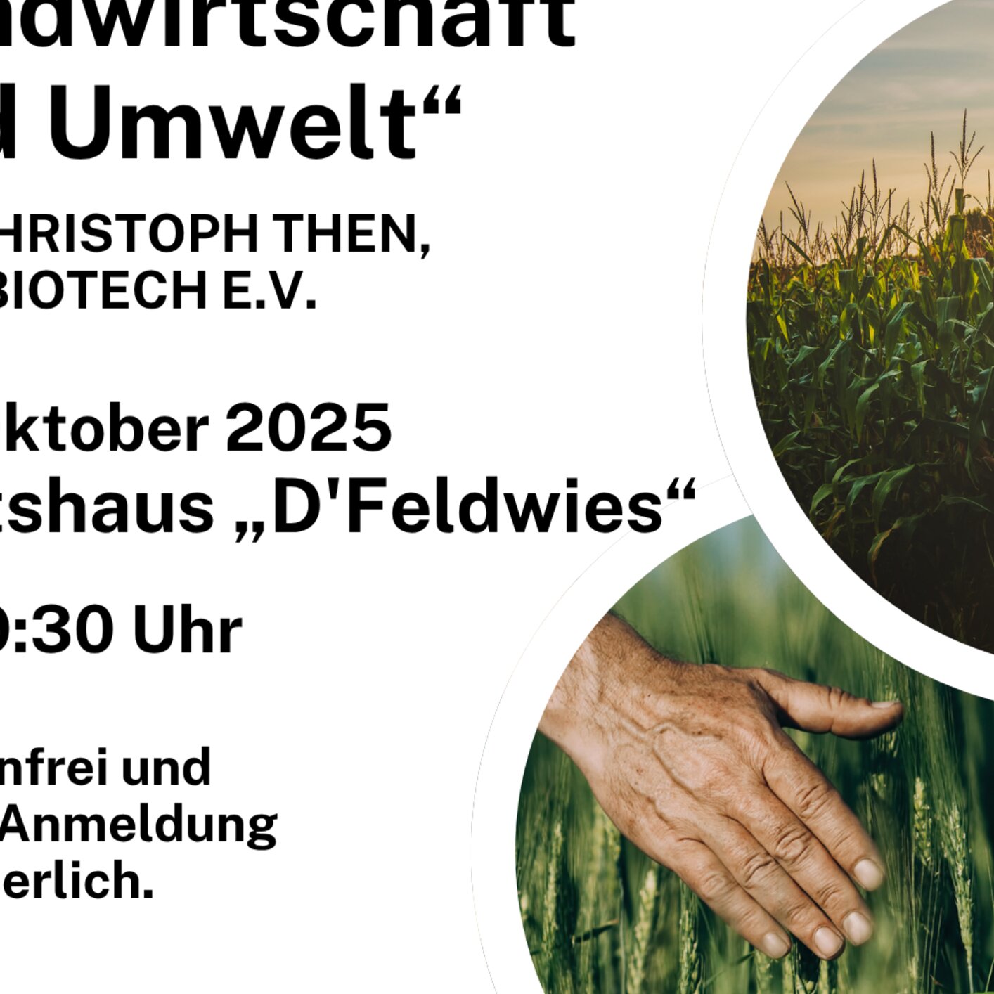 Neue Gentechnik - Landwirtschaft und Umwelt