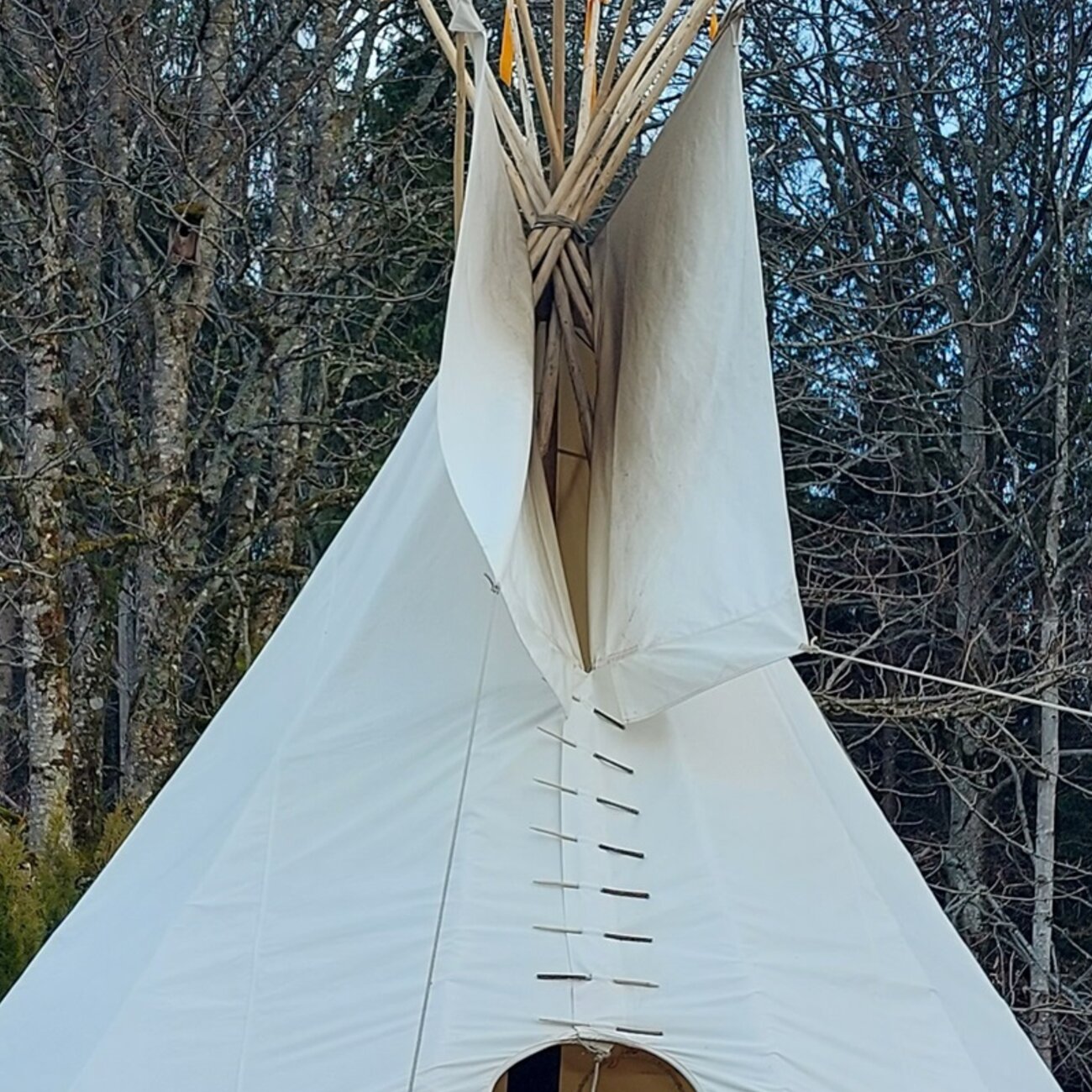 Vollmond-Räucherritual im Tipi im Ruhpoldinger Tal