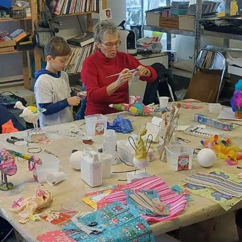 Werkstatt der Phantasien – Kunst für Kinder mit Moni Stein